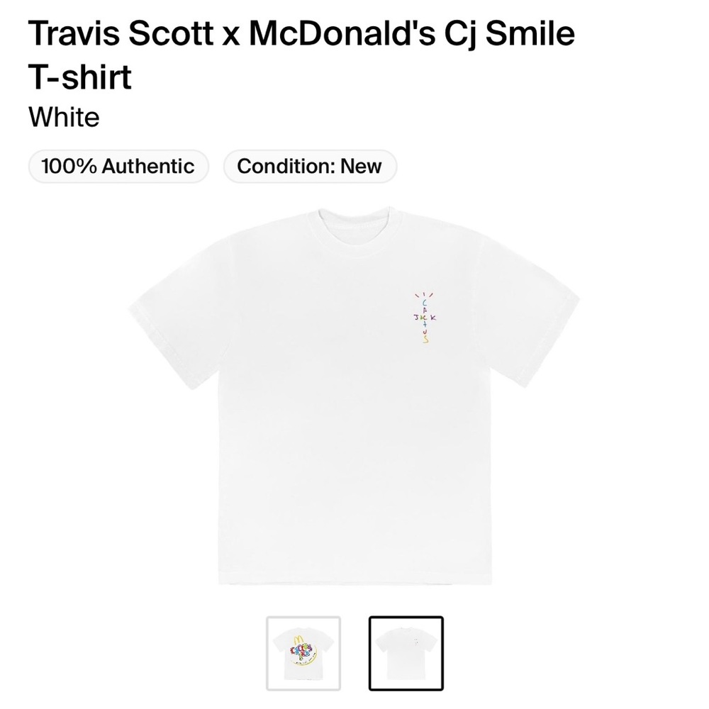 Travis Scott x McDonalds T-shirt